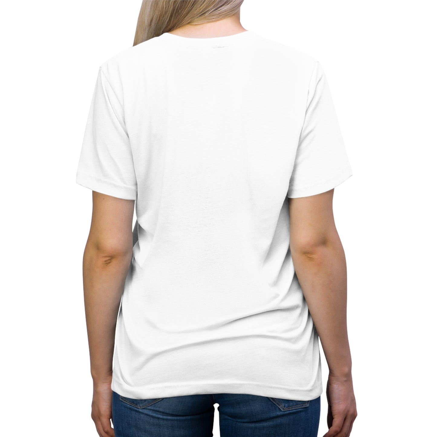 White Logo Unisex Tee