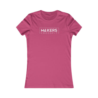 Makers White Logo Classic Women's Fit T